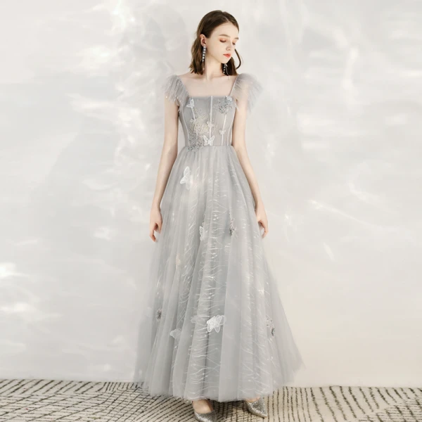 lovely formal dresses Tina Holly TF318F Long Floral Lace Formal Evening Dress