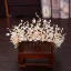 Charming Gold Bridal Jewelry 2020 Metal Beading Pearl Flower Earrings Tiara Bridal Accessories