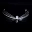 Audrey Hepburn Style Vintage / Retro Bridal Hair Accessories 2020 Alloy Rhinestone Tiara Bridal Accessories