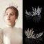 Piękne Rhinestone Tiara ślubna Akcesoria 2020 Metal Ozdoby Do Włosów Ślubne
