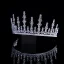 Klasyczna Złote Ozdoby Do Włosów Ślubne 2020 Stop Tiara Rhinestone ślubna Akcesoria