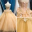 High-end Champagne Dancing Ballkjoler 2023 Ballkjole Kjæreste Uten Ermer Appliques Blonder Beading Lange Buste Ryggløse Formelle Kjoler