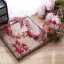 Charming Red Headbands Bridal Jewelry 2020 Alloy Crystal Flower Headpieces Tassel Earrings Bridal Accessories