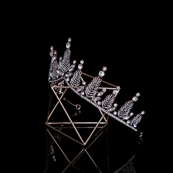 Snygga / Fina Silver Brud Huvudbonad 2020 Legering Rhinestone Tiara Brud Tillbehör