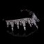 Snygga / Fina Silver Brud Huvudbonad 2020 Legering Rhinestone Tiara Brud Tillbehör
