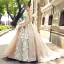 High End Weiß Brautkleider / Hochzeitskleider 2023 Ballkleid Off Shoulder Kurze Ärmel Rückenfreies Applikationen Spitze Sweep / Pinsel Zug Rüschen