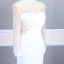 Haut de Gamme Blanche Transparentes Robe De Soirée 2020 Trompette / Sirène Encolure Dégagée Gonflée Manches Longues Perlage Train De Balayage Robe De Ceremonie