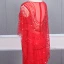 Haut de Gamme Rouge Transparentes Robe De Soirée 2020 Trompette / Sirène Encolure Dégagée Manches Longues Perlage Tribunal Train Robe De Ceremonie