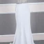 Haut de Gamme Argenté Transparentes Robe De Soirée 2020 Trompette / Sirène Encolure Dégagée Manches Courtes Perlage Train De Balayage Volants Robe De Ceremonie
