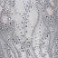 Haut de Gamme Argenté Transparentes Robe De Soirée 2020 Trompette / Sirène Encolure Dégagée Manches Courtes Perlage Train De Balayage Volants Robe De Ceremonie