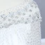 Haut de Gamme Blanche Robe De Soirée 2020 Trompette / Sirène Encolure Carrée Manches Longues Faux Diamant Perlage Gland Train De Balayage Robe De Ceremonie