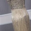 Luxury / Gorgeous Gold Evening Dresses  2020 Trumpet / Mermaid Deep V-Neck Short Sleeve Sash Handmade  Beading Tassel Floor-Length / Long Ruffle Formal Dresses