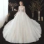 Vintage / Retro Champagne See-through Bridal Wedding Dresses With Shawl 2020 Ball Gown High Neck Sleeveless Backless Glitter Tulle Flower Appliques Lace Beading Cathedral Train Ruffle