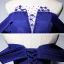 Elegant Royal Blue Satin Evening Dresses  2020 A-Line / Princess See-through Scoop Neck Short Sleeve Beading Floor-Length / Long Ruffle Backless Formal Dresses