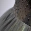 Chic / Beautiful Grey Green Evening Dresses  2020 A-Line / Princess Spaghetti Straps Short Sleeve Beading Floor-Length / Long Ruffle Backless Formal Dresses
