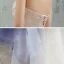 Elegant Champagne Purple Ballkjoler 2020 Prinsesse Kjæreste Uten Ermer Appliques Blomst Beading Glitter Tyll Lange Buste Ryggløse Formelle Kjoler
