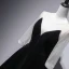 Modest / Simple Black Velour Winter Evening Dresses  2020 A-Line / Princess See-through Scoop Neck Long Sleeve Beading Floor-Length / Long Ruffle Backless Formal Dresses