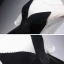 Modest / Simple Black Velour Winter Evening Dresses  2020 A-Line / Princess See-through Scoop Neck Long Sleeve Beading Floor-Length / Long Ruffle Backless Formal Dresses
