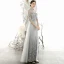 Vintage / Retro Grey See-through Evening Dresses  2020 A-Line / Princess High Neck 3/4 Sleeve Flower Appliques Lace Floor-Length / Long Ruffle Formal Dresses