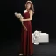 Simple Bordeaux Transparentes Robe De Soirée 2019 Princesse Encolure Dégagée Sans Manches Faux Diamant Ceinture Longue Volants Robe De Ceremonie