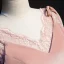 Chic / Beautiful Pearl Pink Winter Suede Evening Dresses  2020 A-Line / Princess V-Neck Long Sleeve Appliques Sequins Floor-Length / Long Ruffle Backless Formal Dresses