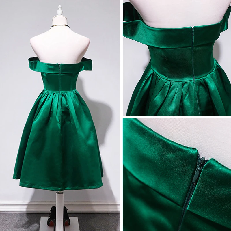 sachin and babi light blue dress Emerald Green Velvet Mini Dress: Beaded Lace Neckline, Custom Made