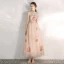 Lovely Pearl Pink Cartoon Prom Dresses 2020 A-Line / Princess Sweetheart Sleeveless Appliques Lace Beading Ankle Length Ruffle Backless Formal Dresses