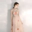 Lovely Pearl Pink Cartoon Prom Dresses 2020 A-Line / Princess Sweetheart Sleeveless Appliques Lace Beading Ankle Length Ruffle Backless Formal Dresses