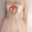 Lovely Pearl Pink Cartoon Prom Dresses 2020 A-Line / Princess Sweetheart Sleeveless Appliques Lace Beading Ankle Length Ruffle Backless Formal Dresses