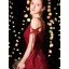 Bling Bling Bordeaux Robe De Soirée 2019 Trompette / Sirène Bretelles Spaghetti Sans Manches Glitter Paillettes Longue Volants Dos Nu Robe De Ceremonie