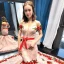 Luxury / Gorgeous Pearl Pink Lace Evening Dresses  2023 Trumpet / Mermaid Off-The-Shoulder Short Sleeve Appliques Embroidered Flower Sash Court Train Ruffle Backless Formal Dresses
