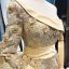 Glitzernden Gold Pailletten Roter Teppich Abendkleider 2023 A Linie One-Shoulder Lange Ärmel Stoffgürtel Applikationen Blumen Perlenstickerei Kapelle-Schleppe Rüschen Rückenfreies