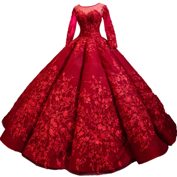 women's sweetheart full lace beach wedding dress red Illusion Back Mermaid Wedding Dresses with Lace Bodice – loveangeldress main image 0