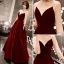 Modern / Fashion Black Suede Winter Evening Dresses  2019 A-Line / Princess Scoop Neck Long Sleeve Floor-Length / Long Ruffle Backless Formal Dresses