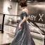 Bling Bling Grau Abendkleider 2019 A Linie Off Shoulder Kurze Ärmel Glanz Polyester Stoffgürtel Lange Rüschen Rückenfreies Festliche Kleider