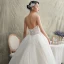 Luxury / Gorgeous Ivory Wedding Dresses 2019 A-Line / Princess Spaghetti Straps Sleeveless Backless Beading Pearl Glitter Tulle Court Train Ruffle