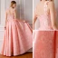 Modern / Fashion Pearl Pink Prom Dresses 2019 A-Line / Princess Sleeveless Shoulders Flower Rhinestone Floor-Length / Long Ruffle Backless Formal Dresses