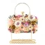Chic / Beautiful Gold Pearl Rhinestone Sequins Outdoor / Garden Clutch Bags 2023 Satin