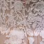 Élégant Champagne Transparentes Jardin / Extérieur Robe De Mariée 2019 Princesse V-Cou Sans Manches Appliques En Dentelle Train De Balayage Volants