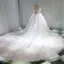 Beste Hvit Brudekjoler 2019 Prinsesse Kjæreste Uten Ermer Ryggløse Appliques Blonder Beading Cathedral Train Buste