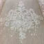 Stunning Champagne Wedding Dresses 2019 Princess Off-The-Shoulder Short Sleeve Backless Appliques Lace Beading Glitter Tulle Cathedral Train Ruffle