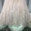 Beste Champagne Brudekjoler 2019 Prinsesse Av Skulderen Kjæreste Langermede Ryggløse Appliques Blonder Krystall Beading Glitter Tyll Cathedral Train Buste