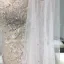 Illusion Sexy See-through Beach Summer Ivory Trumpet / Mermaid Wedding Dresses 2019 Scoop Neck Long Sleeve Appliques Lace Pearl Court Train Ruffle