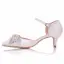 Lovely White Rhinestone Bow Wedding Shoes 2025 5 cm Stiletto Heels Pointed Toe Wedding High Heels