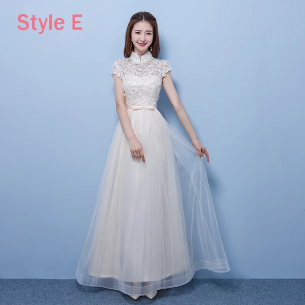 Affordable Champagne Pierced Bridesmaid Dresses 2018 A-Line / Princess Appliques Flower Bow Sash Floor-Length / Long Ruffle Backless Wedding Party Dresses