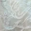 Elegante Ivory / Creme Durchsichtige Brautkleider / Hochzeitskleider 2019 A Linie Rundhalsausschnitt Lange Ärmel Rückenfreies Perlenstickerei Glanz Tülle Kapelle-Schleppe Rüschen
