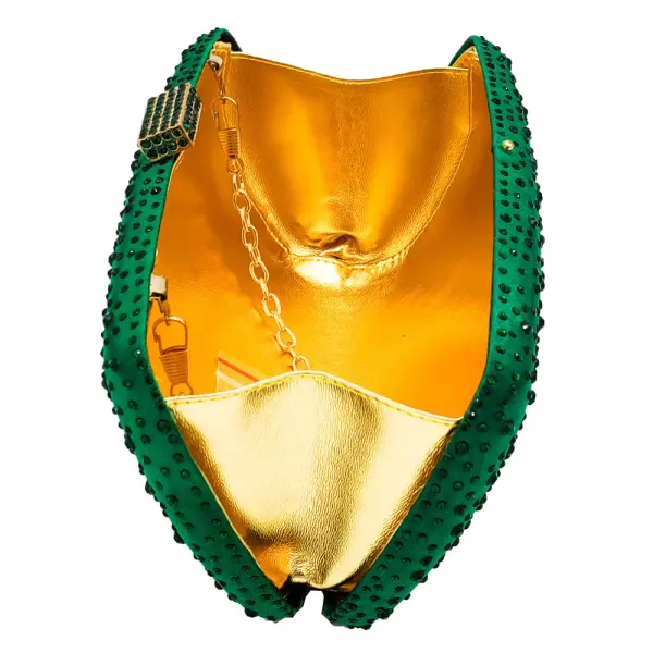 Chic / Belle Vert Faux Diamant Soirée Pochette 2023 Pochette