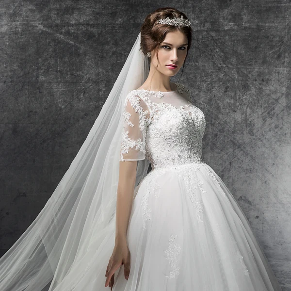 Elegant Ivory Plus Size Pregnant Wedding Dresses 2019 Empire See-through Square Neckline Short Sleeve Backless Appliques Lace Beading Cathedral Train Ruffle