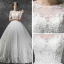 Elegant Ivory Plus Size Pregnant Wedding Dresses 2019 Empire See-through Square Neckline Short Sleeve Backless Appliques Lace Beading Cathedral Train Ruffle