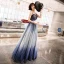 Chic / Beautiful Royal Blue Evening Dresses  2019 A-Line / Princess Spaghetti Straps Sleeveless Rhinestone Sash Glitter Tulle Floor-Length / Long Ruffle Backless Formal Dresses
